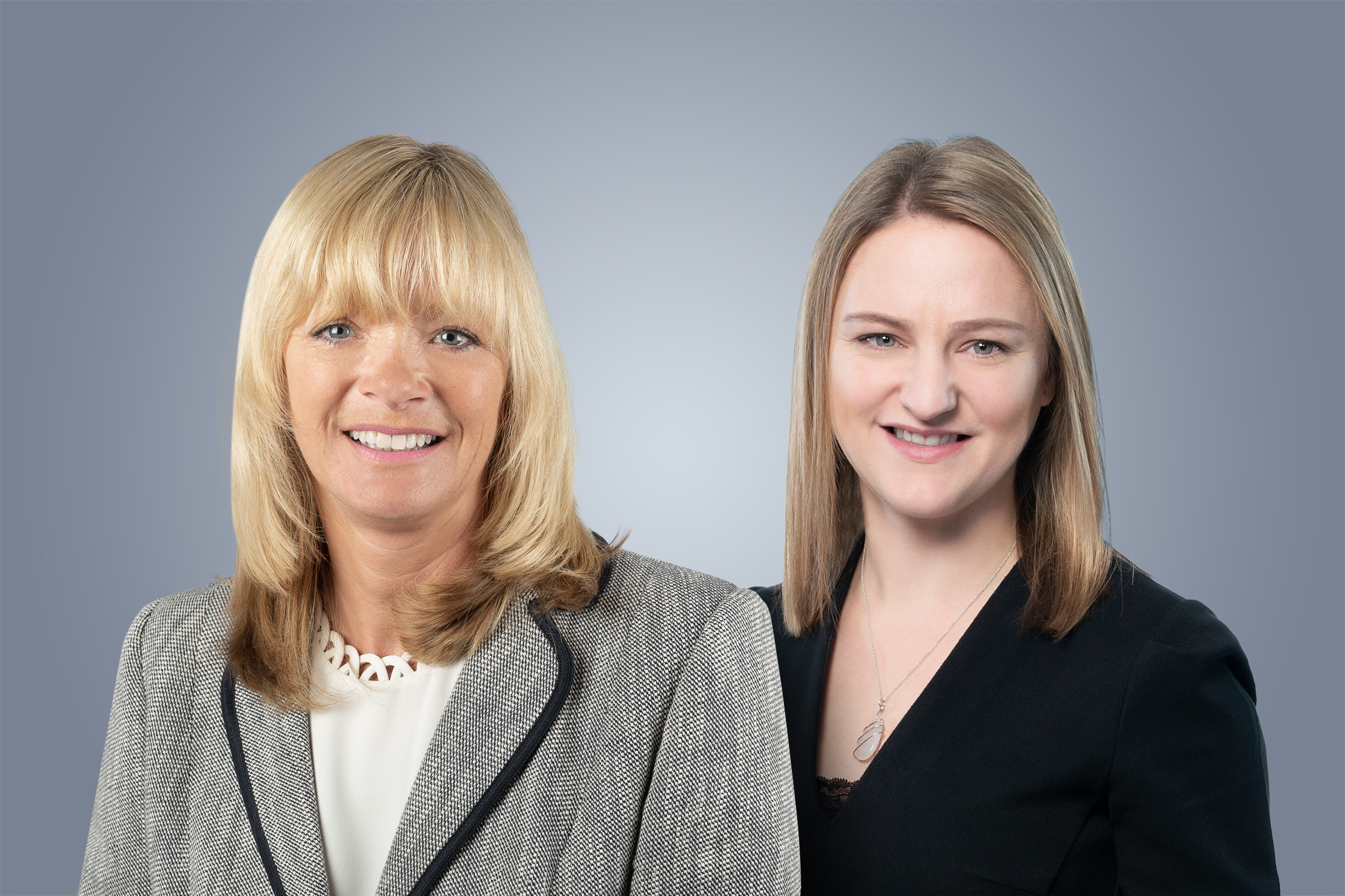 Liz Nursey and Melanie Ison side by side smiling in professional photos