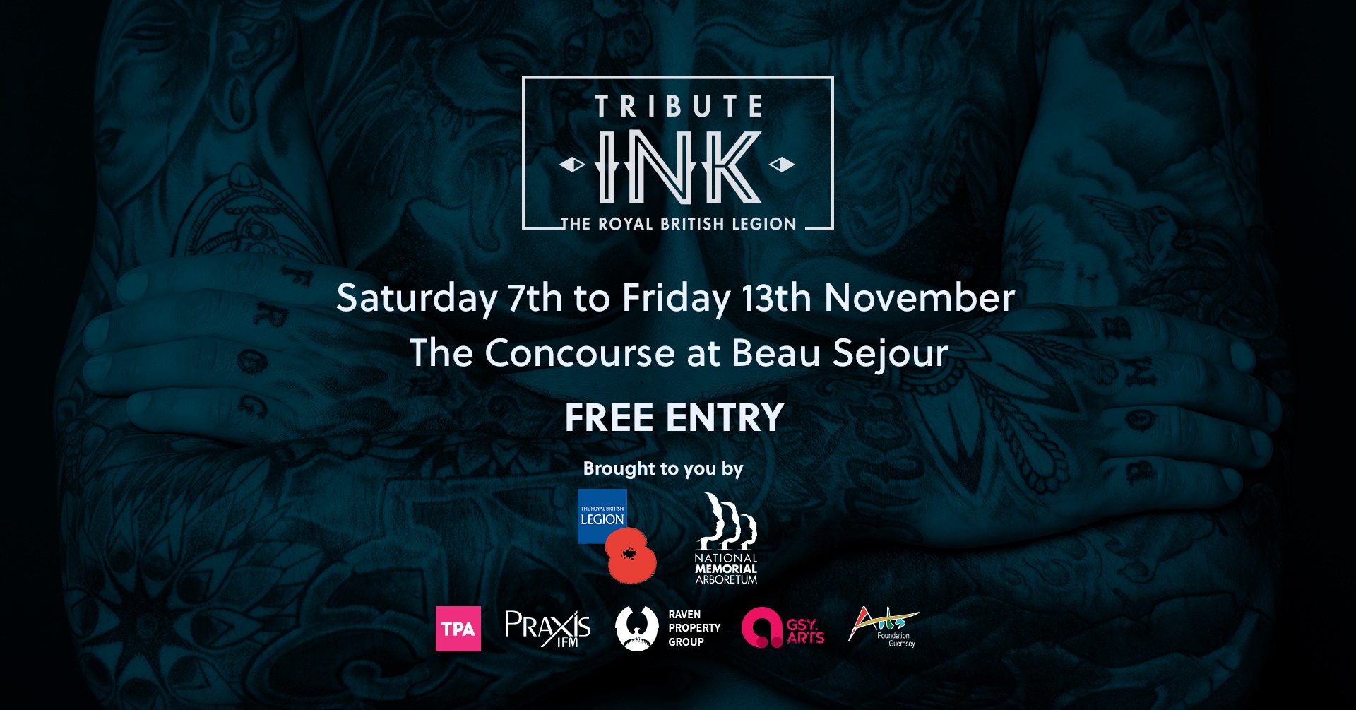 Tribute Ink logo - sponsoring their free event